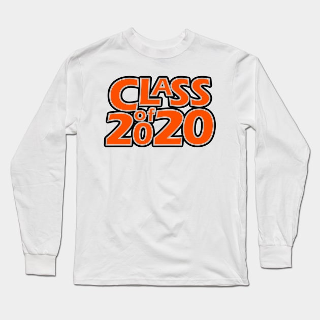 Grad Class of 2020 Long Sleeve T-Shirt by gkillerb